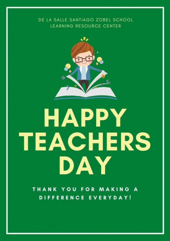 HAPPY TEACHERS’ DAY! #DLSZLRC