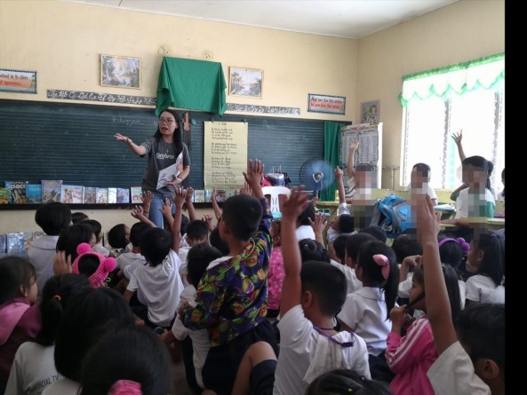 Bookmobile Library was conducted by Ms. Bansig, Mr.Diño  and Ms. Villaverde last February 11, 2020 at Sambungan Elementary School, Calatagan,Batangas